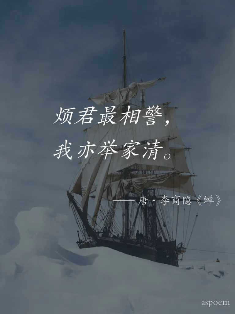《蟬》 | 诗词摘抄片段